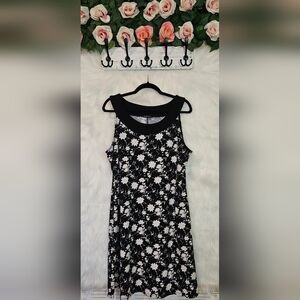 Clientele Classic Floral Y2K Stretch Mini Dress